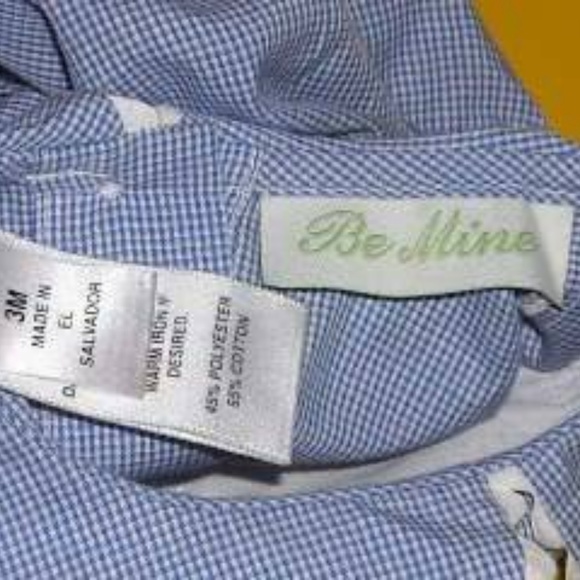 Be Mine Smocked Christmas Snowman Outfit Infant 3M - Picture 2 of 6